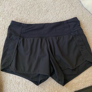 Black lululemon shorts